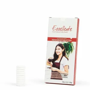 Coffee machine cleaning tablets 10 pcs out front