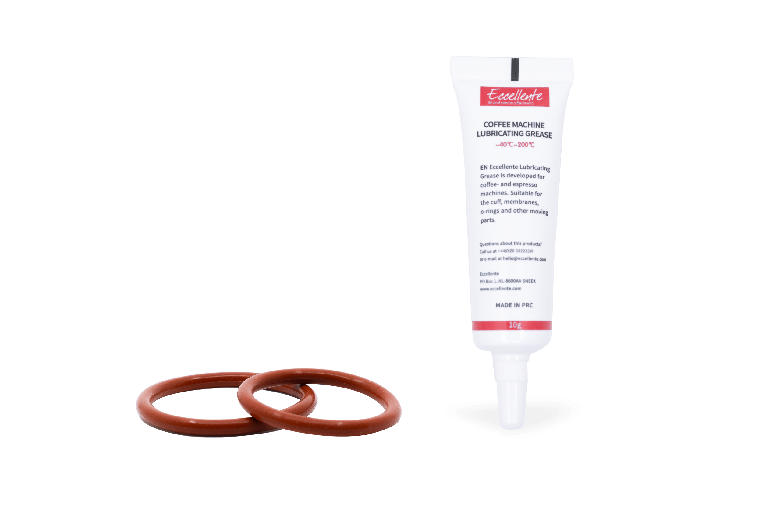 E-0513 Tube met O-ring 2x rood 1